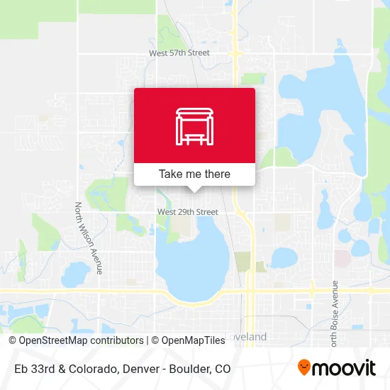 Eb 33rd & Colorado map