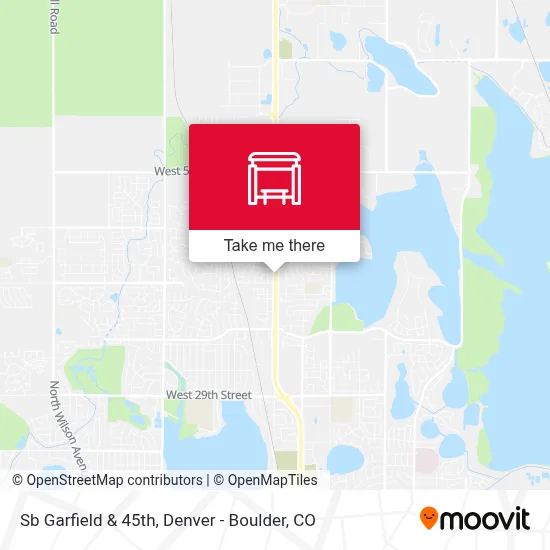 Sb Garfield & 45th map