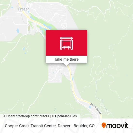 Cooper Creek Transit Center map
