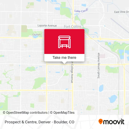 Prospect & Centre map