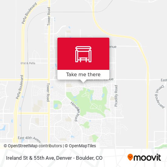 Ireland St & 55th Ave map