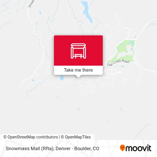 Snowmass Mall (Rfta) map