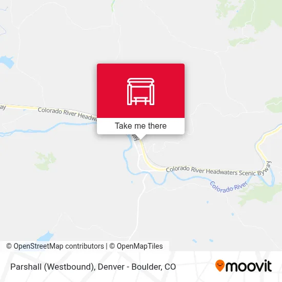 Parshall (Westbound) map