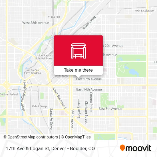17th Ave & Logan St map