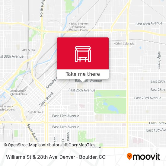 Williams St & 28th Ave map