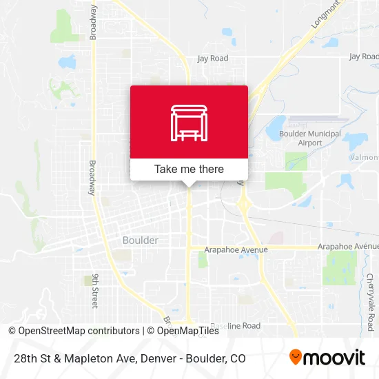 28th St & Mapleton Ave map