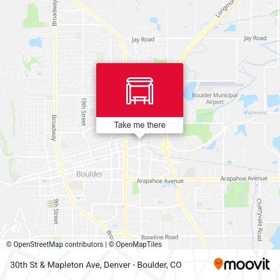 30th St & Mapleton Ave map
