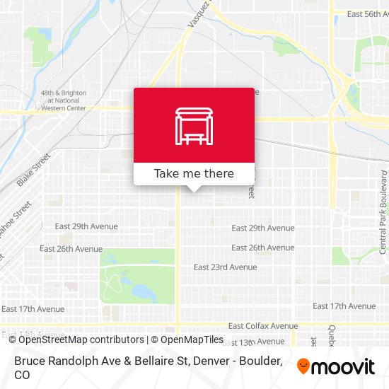 Bruce Randolph Ave & Bellaire St map
