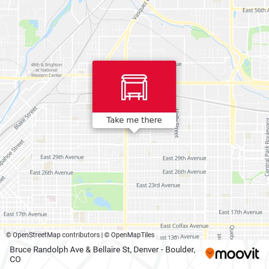 Bruce Randolph Ave & Bellaire St map