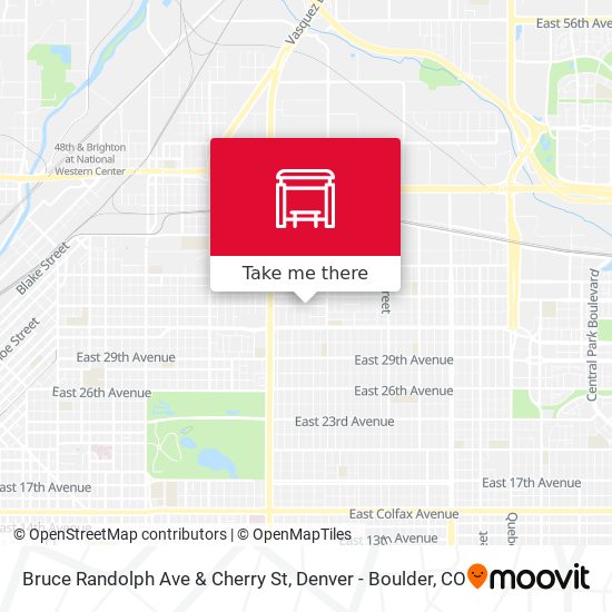 Bruce Randolph Ave & Cherry St map