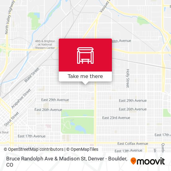 Bruce Randolph Ave & Madison St map