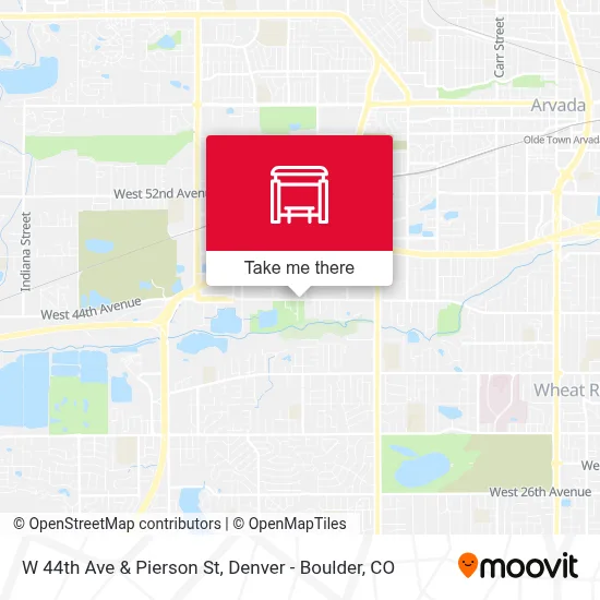 W 44th Ave & Pierson St map