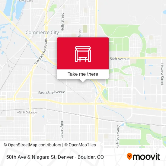 50th Ave & Niagara St map