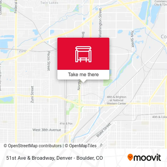 Mapa de 51st Ave & Broadway