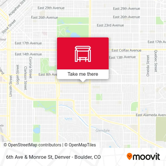 6th Ave & Monroe St map