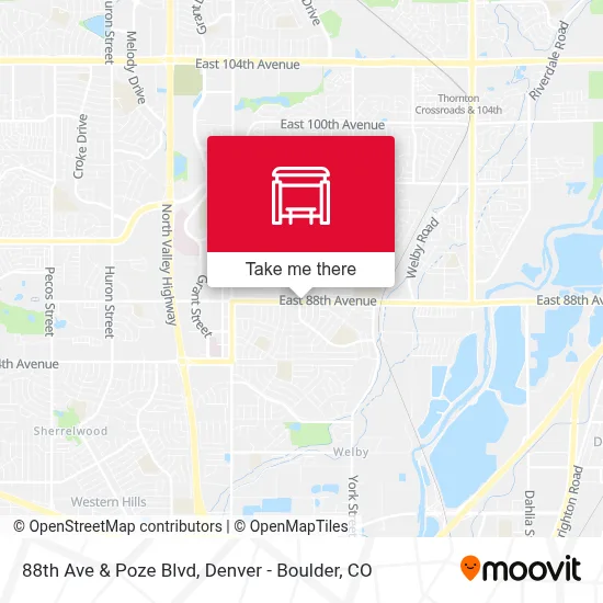88th Ave & Poze Blvd map