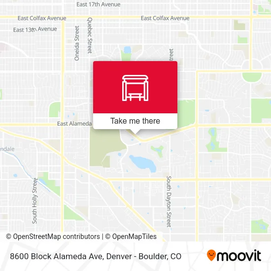 8600 Block Alameda Ave map
