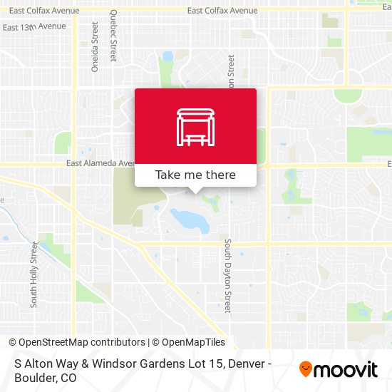 S Alton Way & Windsor Gardens Lot 15 map