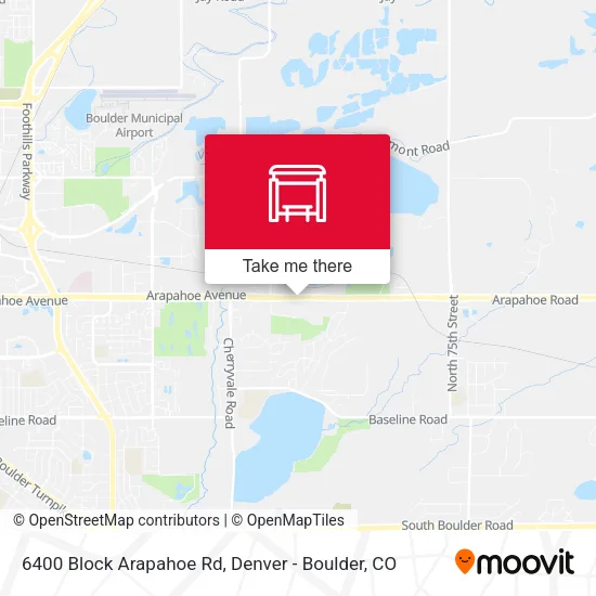 6400 Block Arapahoe Rd map