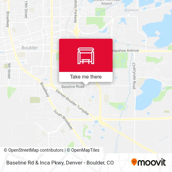 Baseline Rd & Inca Pkwy map