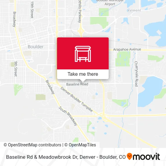 Baseline Rd & Meadowbrook Dr map