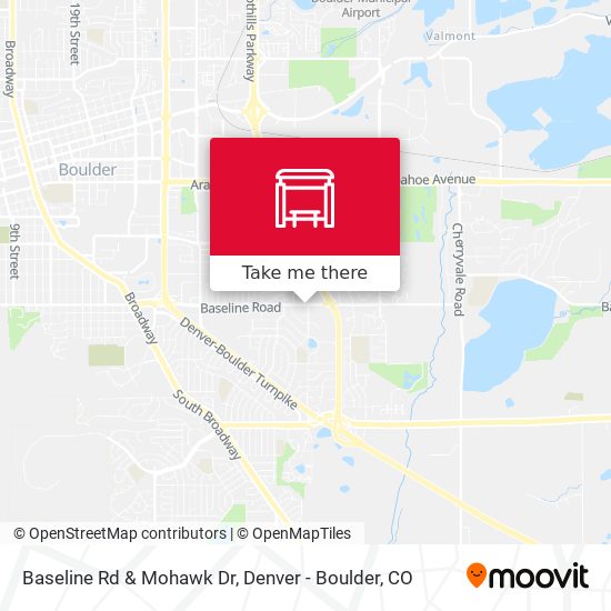 Baseline Rd & Mohawk Dr map