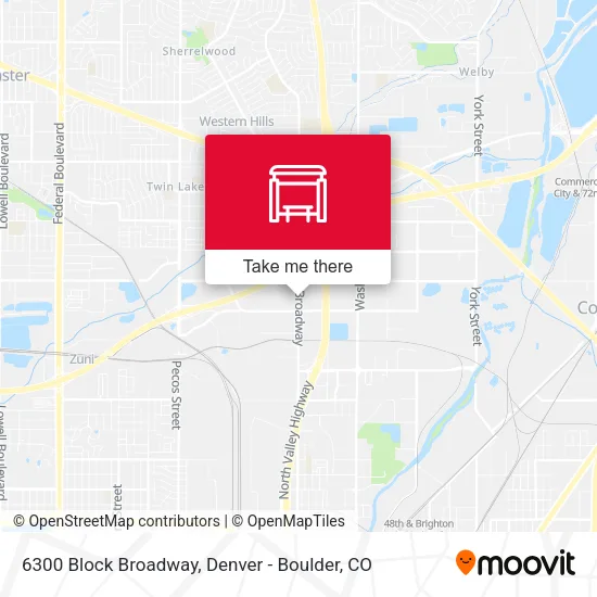 Mapa de 6300 Block Broadway