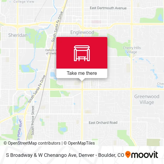 S Broadway & W Chenango Ave map