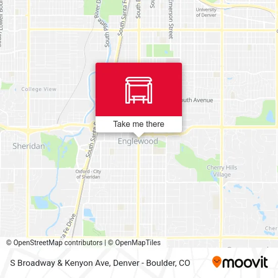 S Broadway & Kenyon Ave map