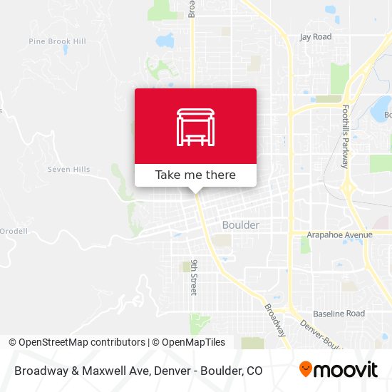 Broadway & Maxwell Ave map