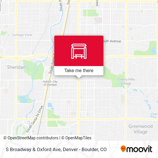 Mapa de S Broadway & Oxford Ave
