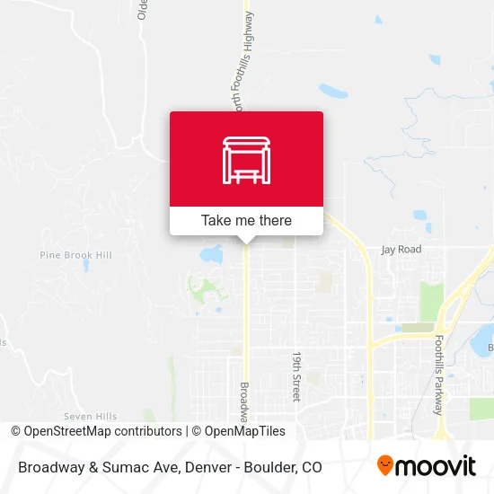Broadway & Sumac Ave map