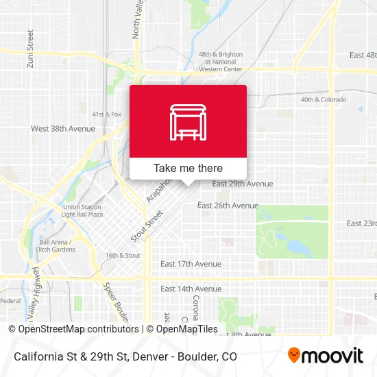 Mapa de California St & 29th St