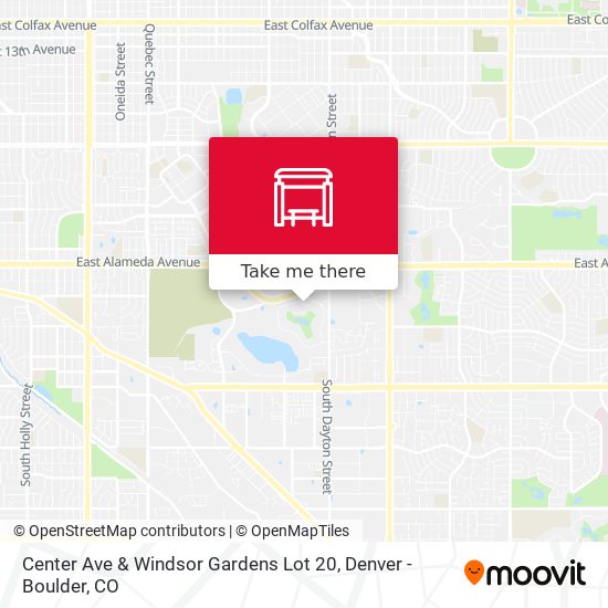 Center Ave & Windsor Gardens Lot 20 map