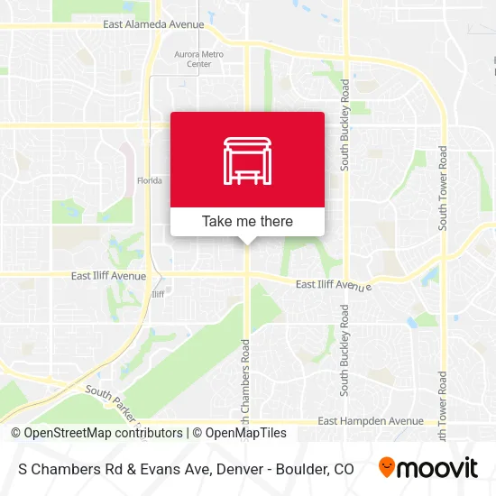 Mapa de S Chambers Rd & Evans Ave