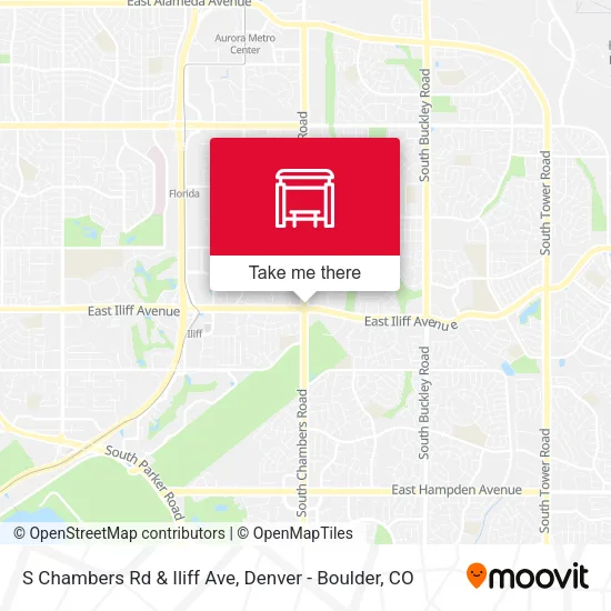 Mapa de S Chambers Rd & Iliff Ave