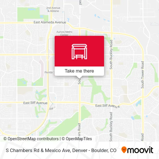 Mapa de S Chambers Rd & Mexico Ave