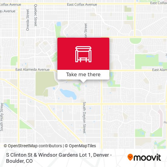 S Clinton St & Windsor Gardens Lot 1 map