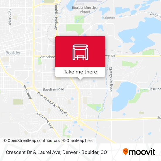 Crescent Dr & Laurel Ave map