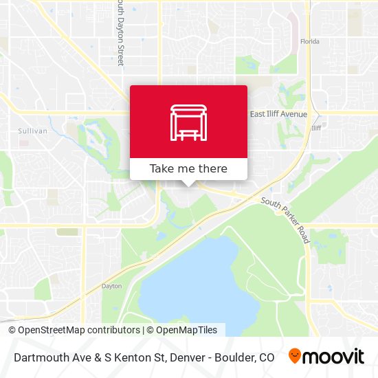 Dartmouth Ave & S Kenton St map
