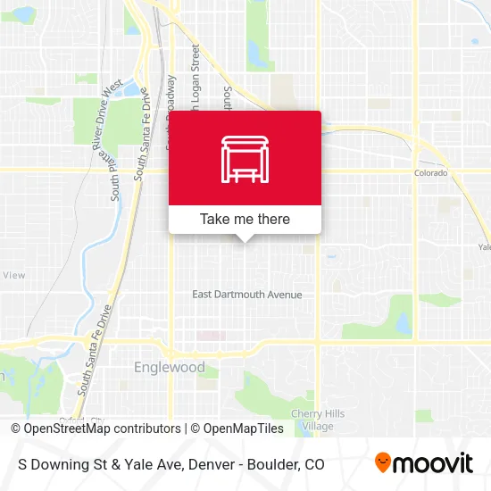 Mapa de S Downing St & Yale Ave