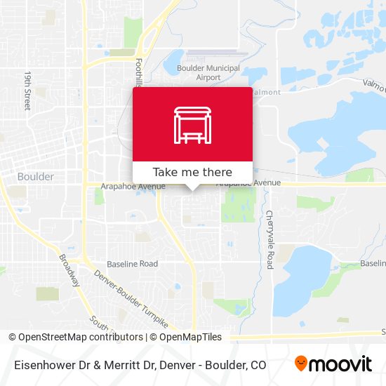 Eisenhower Dr & Merritt Dr map