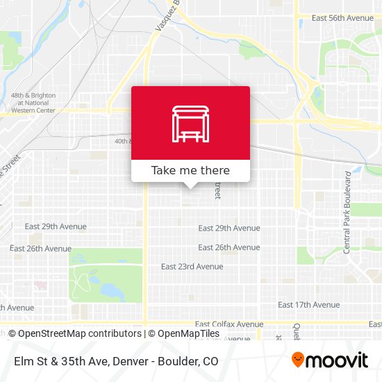 Elm St & 35th Ave map
