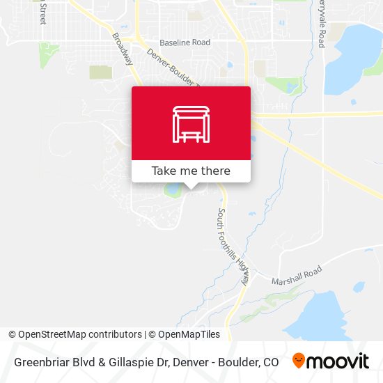 Mapa de Greenbriar Blvd & Gillaspie Dr