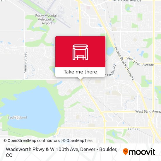 Wadsworth Pkwy & W 100th Ave map