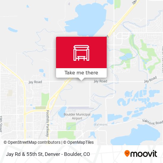 Jay Rd & 55th St map