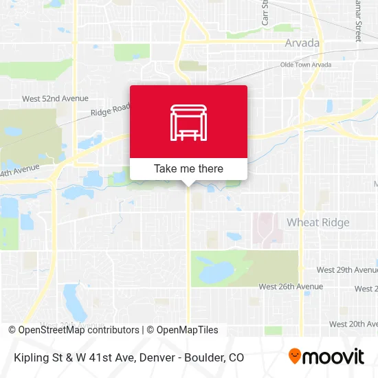 Kipling St & W 41st Ave map