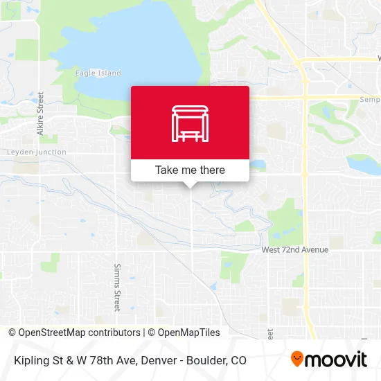 Kipling St & W 78th Ave map