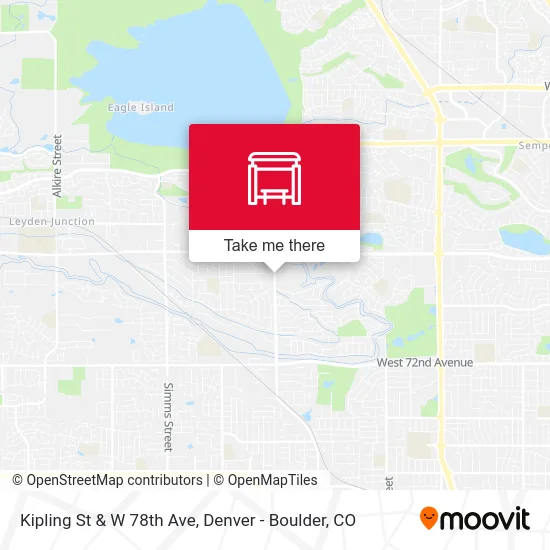 Kipling St & W 78th Ave map