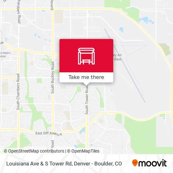 Louisiana Ave & S Tower Rd map